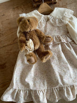 ［Anne shirley］Signature frill ribbon one-piece (flower)