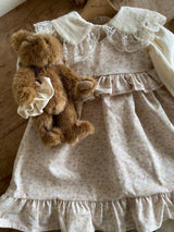 ［Anne shirley］Signature frill ribbon one-piece (flower)