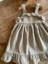 ［Anne shirley］Asty check one-piece (mint)