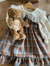 ［Anne shirley］Asty check one-piece