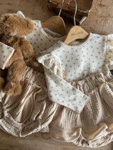 ［Anne shirley］Joan wing rompers (flower)