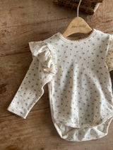 ［Anne shirley］Joan wing rompers (flower)