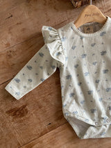 ［Anne shirley］Joan wing rompers (flower)
