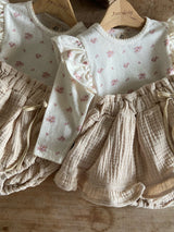 ［Anne shirley］Joan wing rompers (flower)