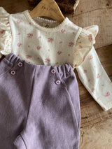 ［Anne shirley］Joan wing rompers (flower)