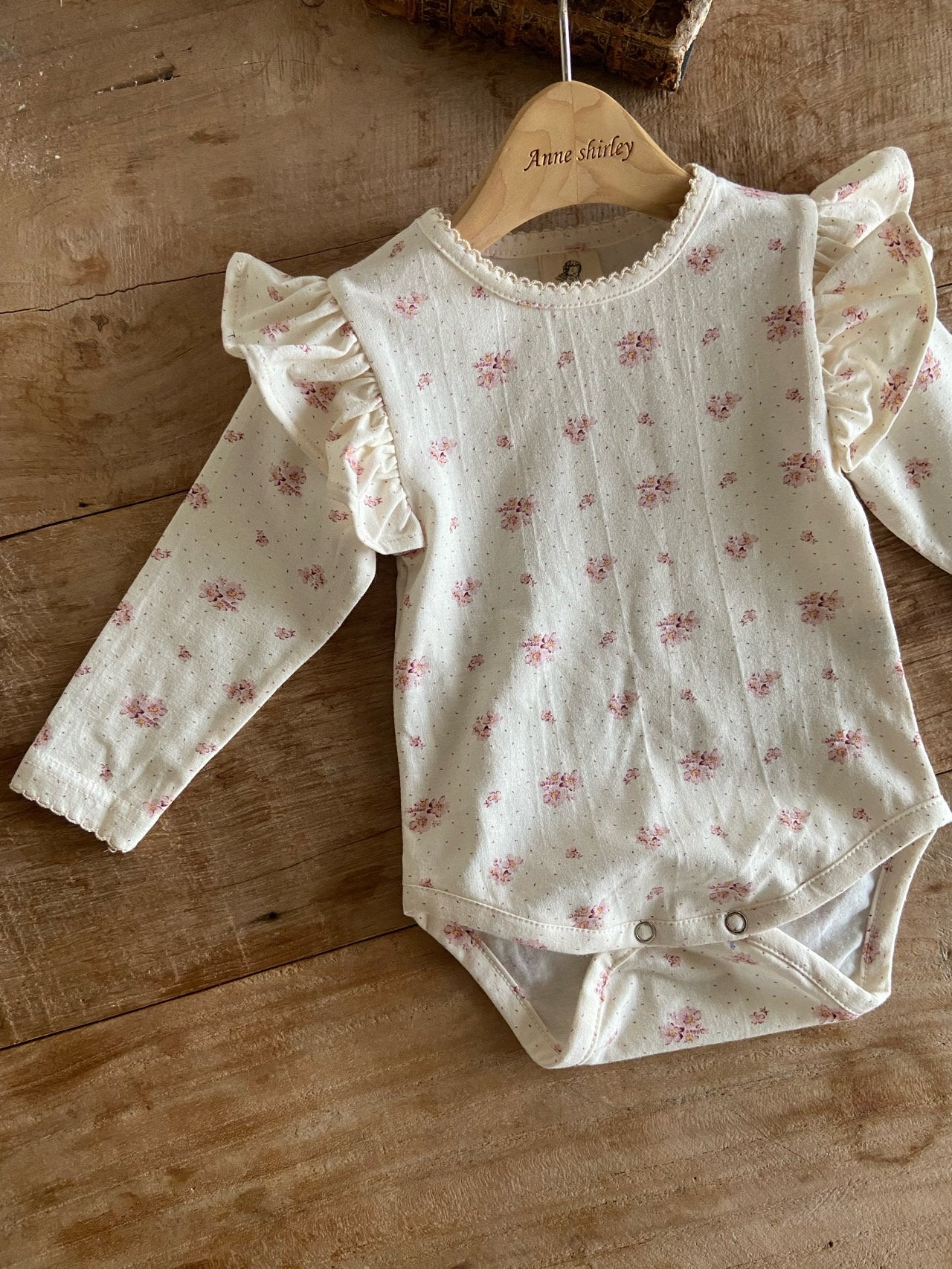 ［Anne shirley］Joan wing rompers (flower)