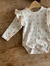 ［Anne shirley］Joan wing rompers (flower)