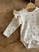 ［Anne shirley］Joan wing rompers (flower)