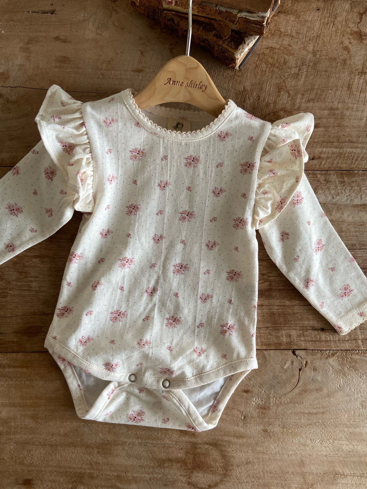 ［Anne shirley］Joan wing rompers (flower)