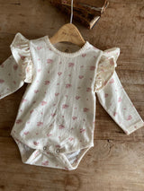［Anne shirley］Joan wing rompers (flower)