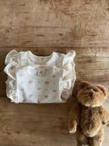 ［Anne shirley］Joan wing rompers (flower)