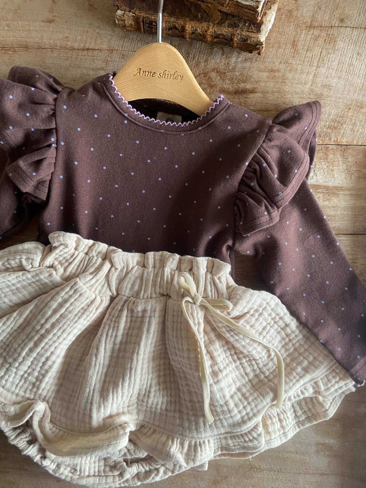 ［Anne shirley］Roan wing tops (dot)