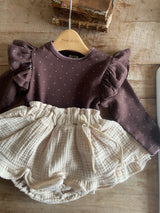 ［Anne shirley］Roan wing tops (dot)