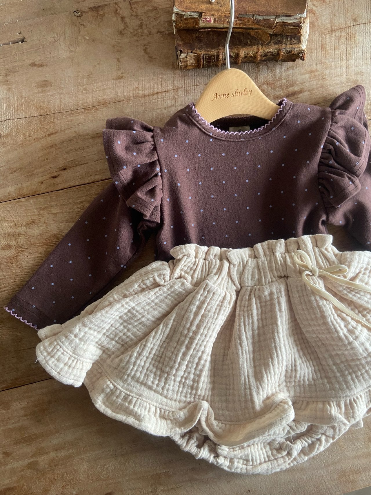 ［Anne shirley］Roan wing tops (dot)