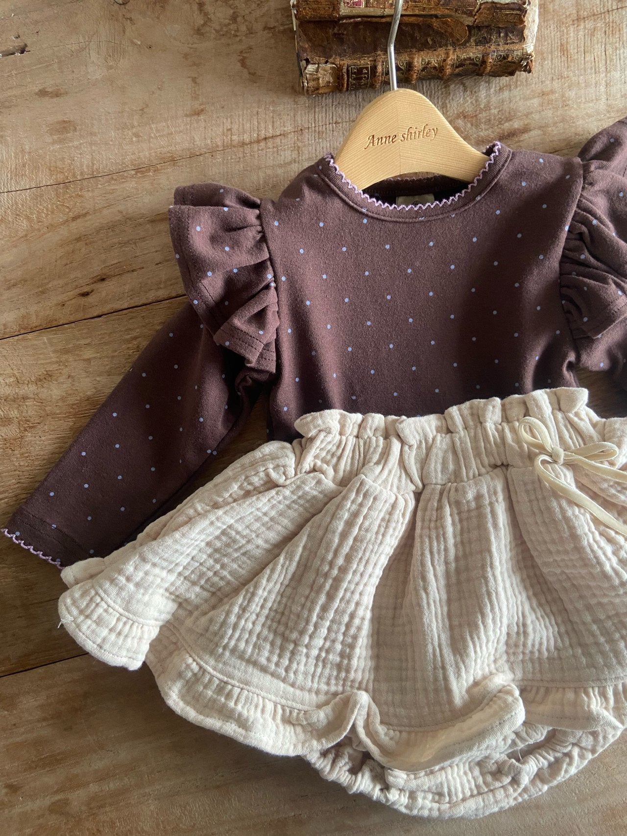 ［Anne shirley］Roan wing tops (dot)