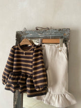 ［Anne shirley］Stripe cancan tops