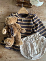 ［Anne shirley］Stripe cancan tops