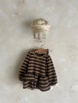 ［Anne shirley］Stripe cancan tops