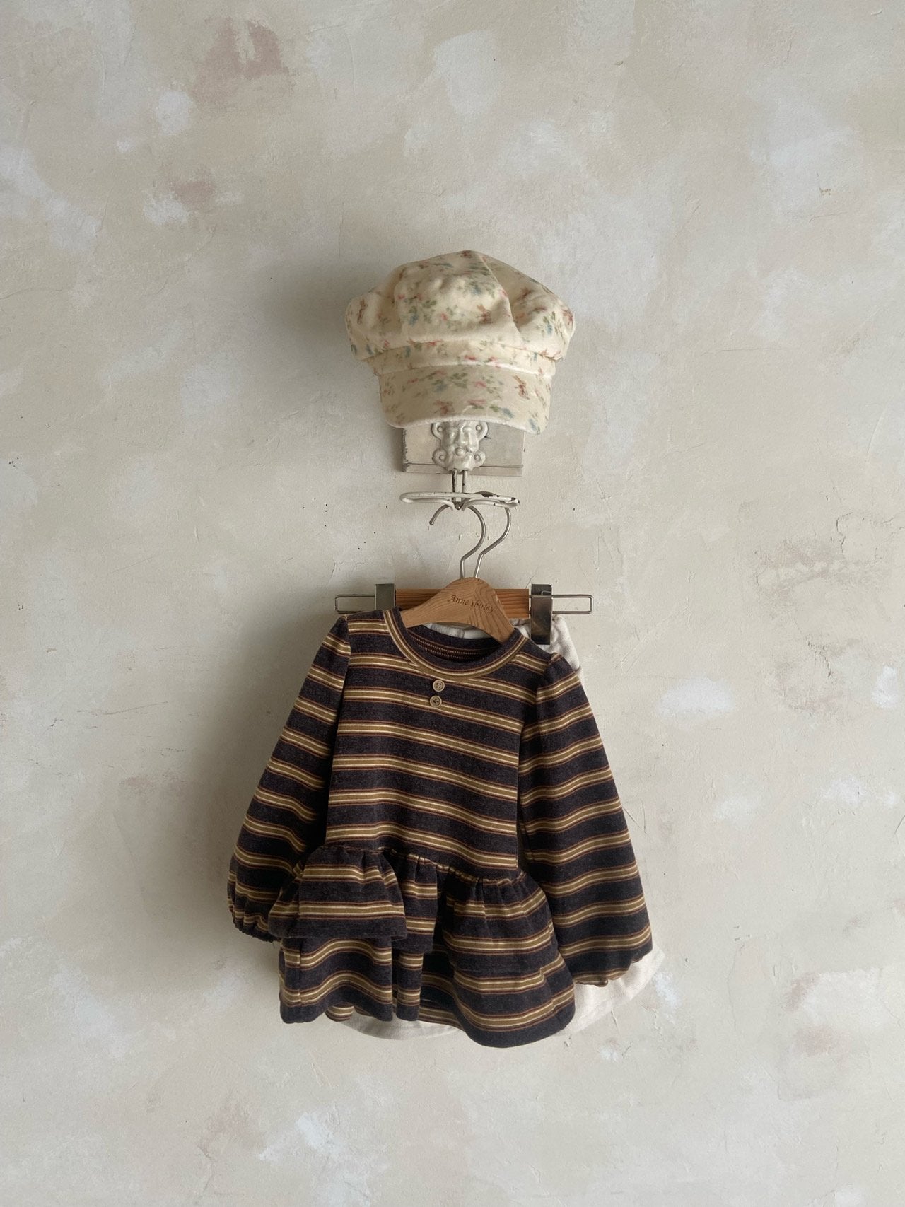 ［Anne shirley］Stripe cancan tops