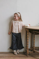 ［FLO］Denim frill pants