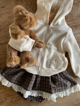 ［Anne shirley］Kitsch check suspender bloomer skirt