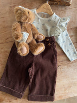 ［Anne shirley］Sellin corduroy button pants
