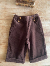 ［Anne shirley］Sellin corduroy button pants