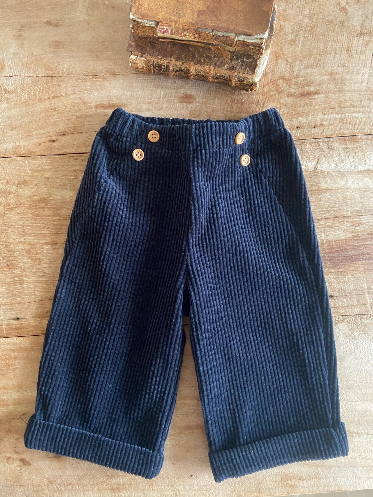 ［Anne shirley］Sellin corduroy button pants