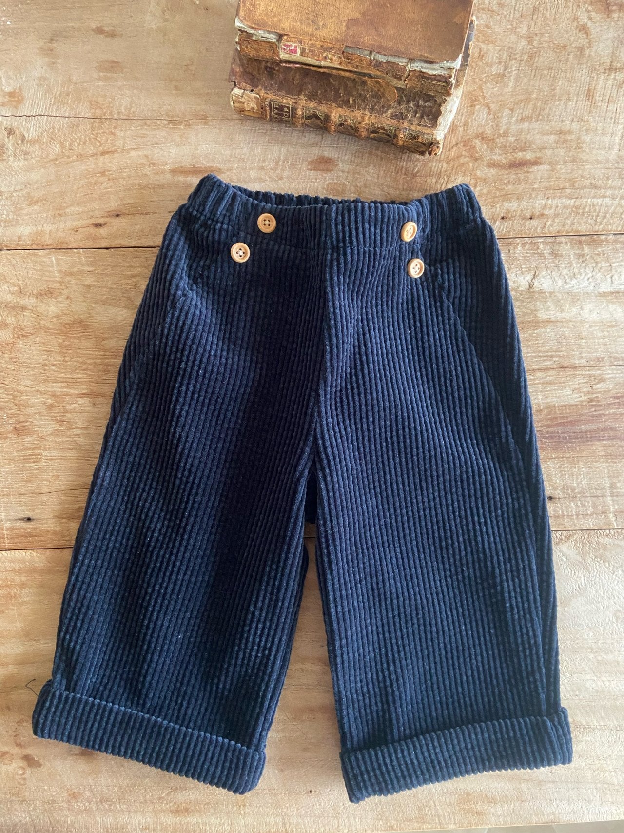 ［Anne shirley］Sellin corduroy button pants