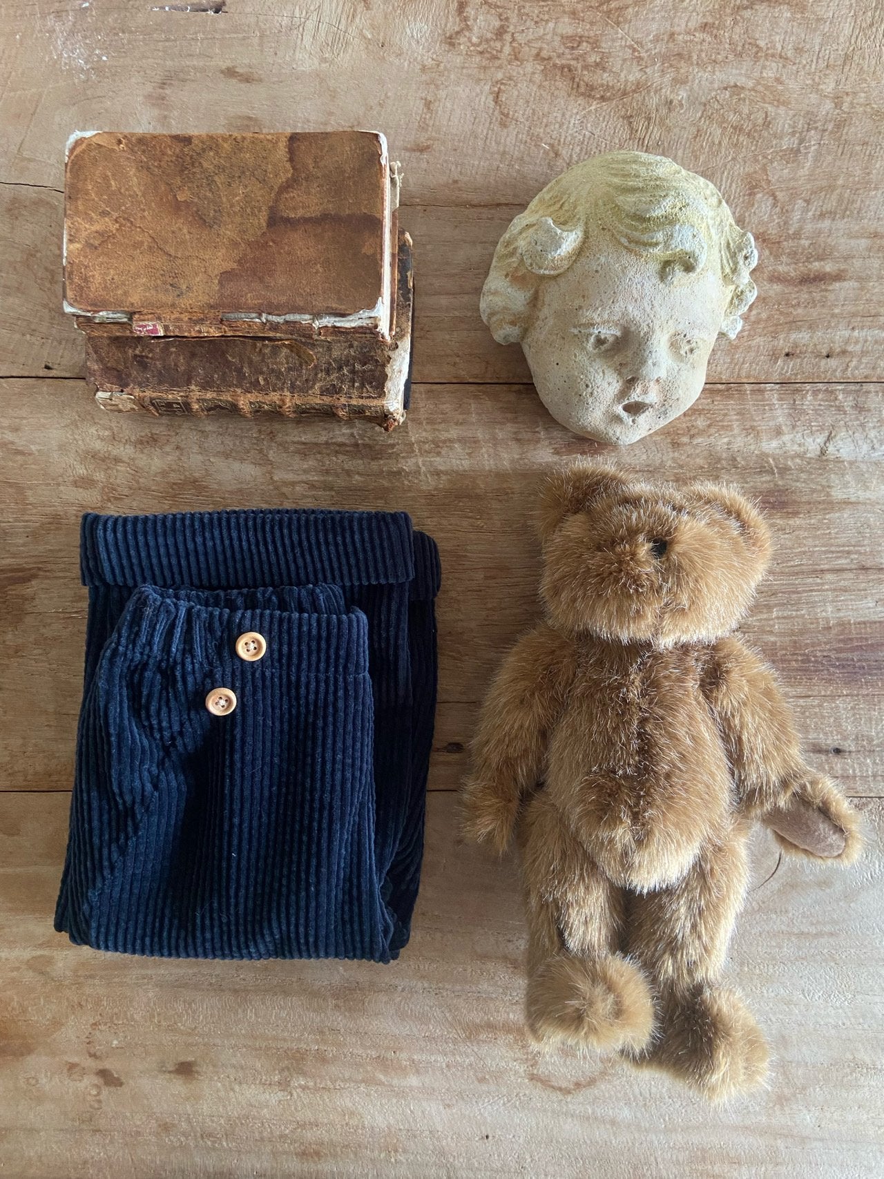［Anne shirley］Sellin corduroy button pants