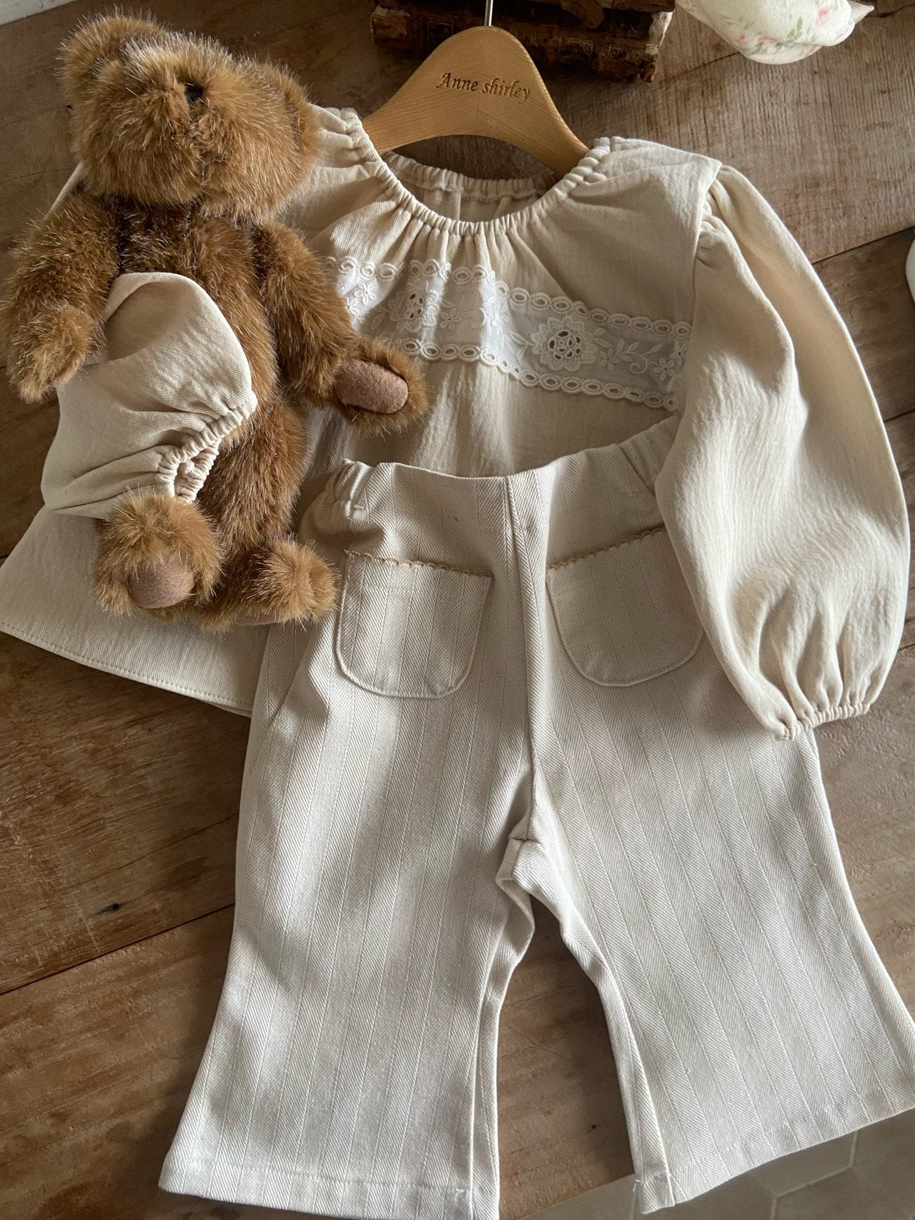 ［Anne shirley］Astry pocket pants
