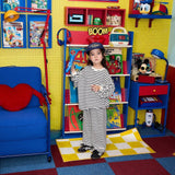 ［BLACK BEAN］Emotion stripe set up (kids)