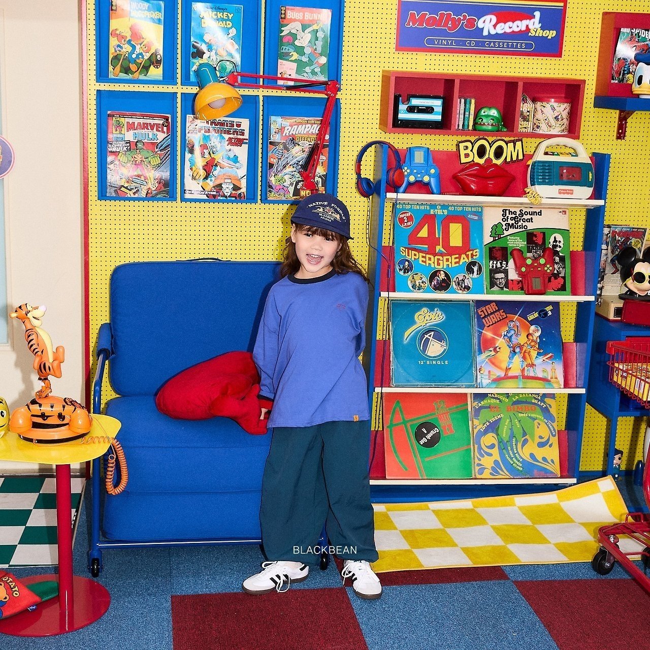 ［BLACK BEAN］Cover set up (kids)