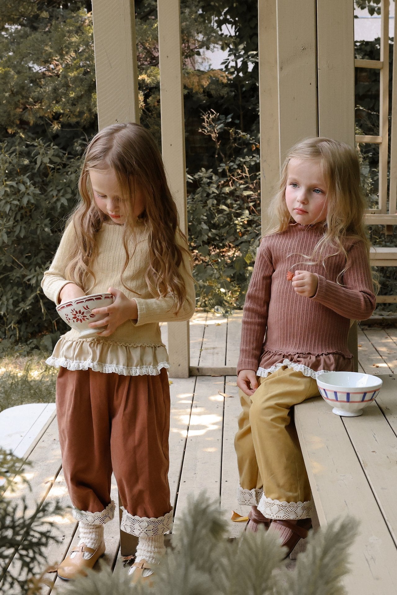 ［FLO］Peanut lace pants