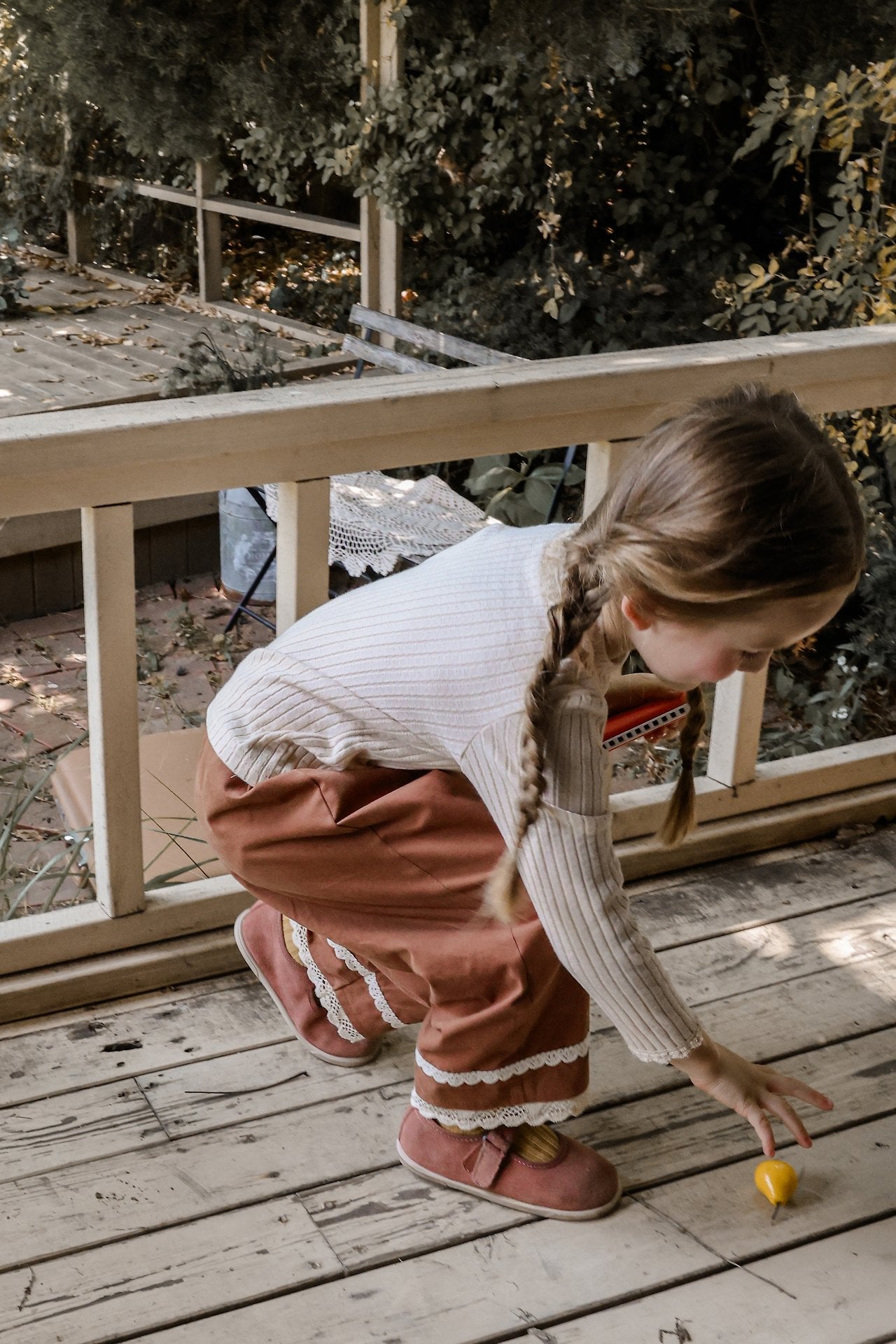 ［FLO］Peanut lace pants