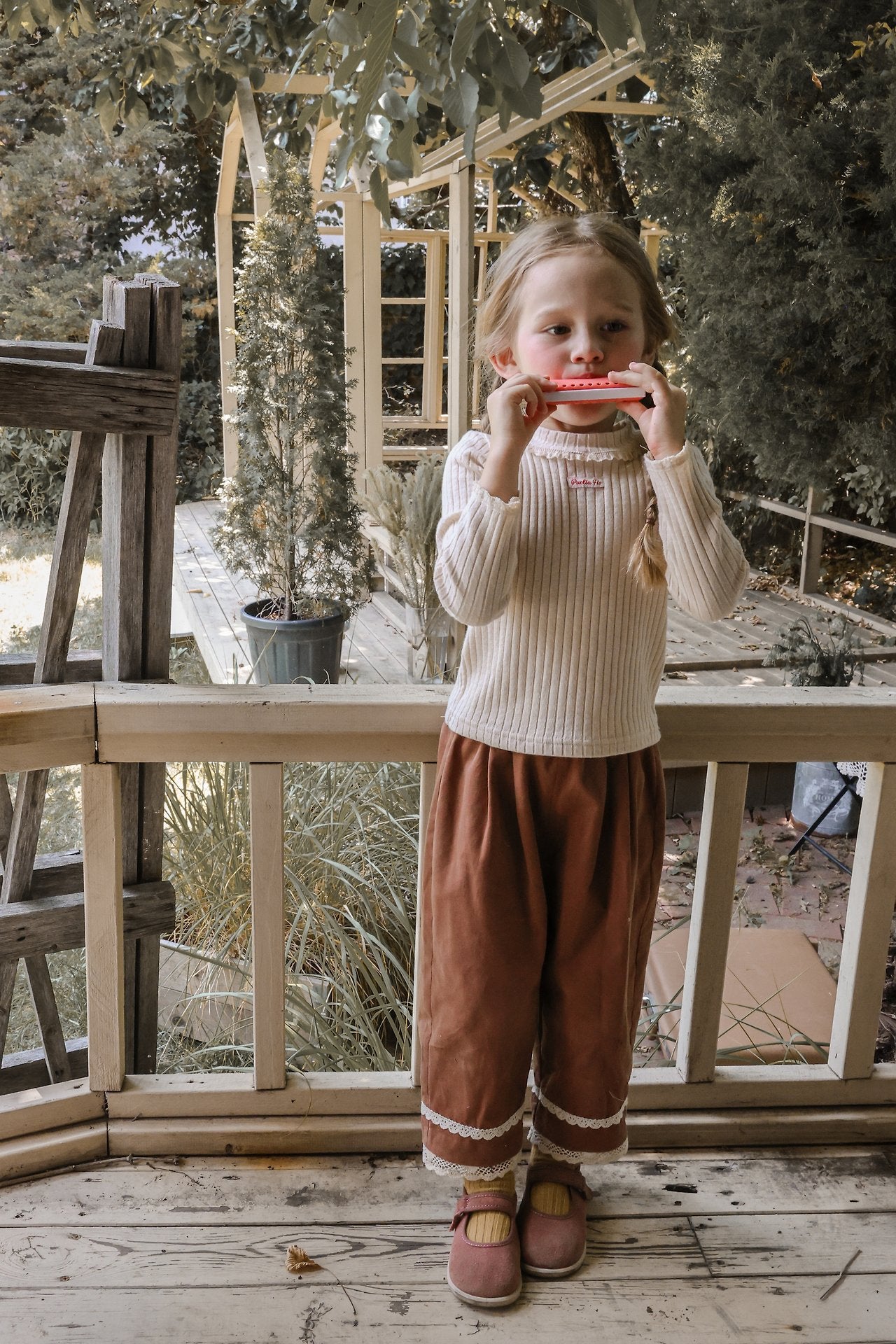 ［FLO］Peanut lace pants