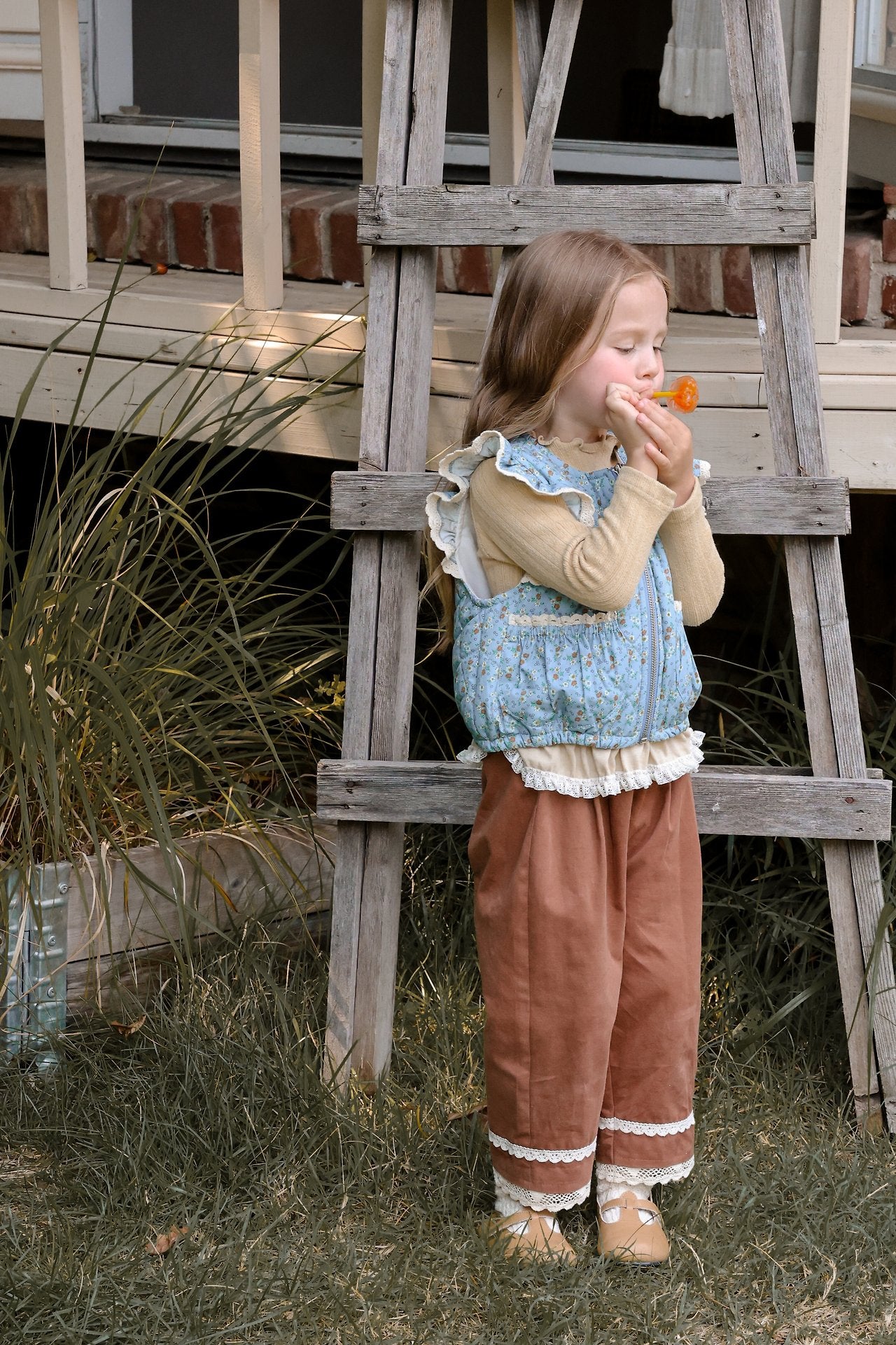 ［FLO］Peanut lace pants