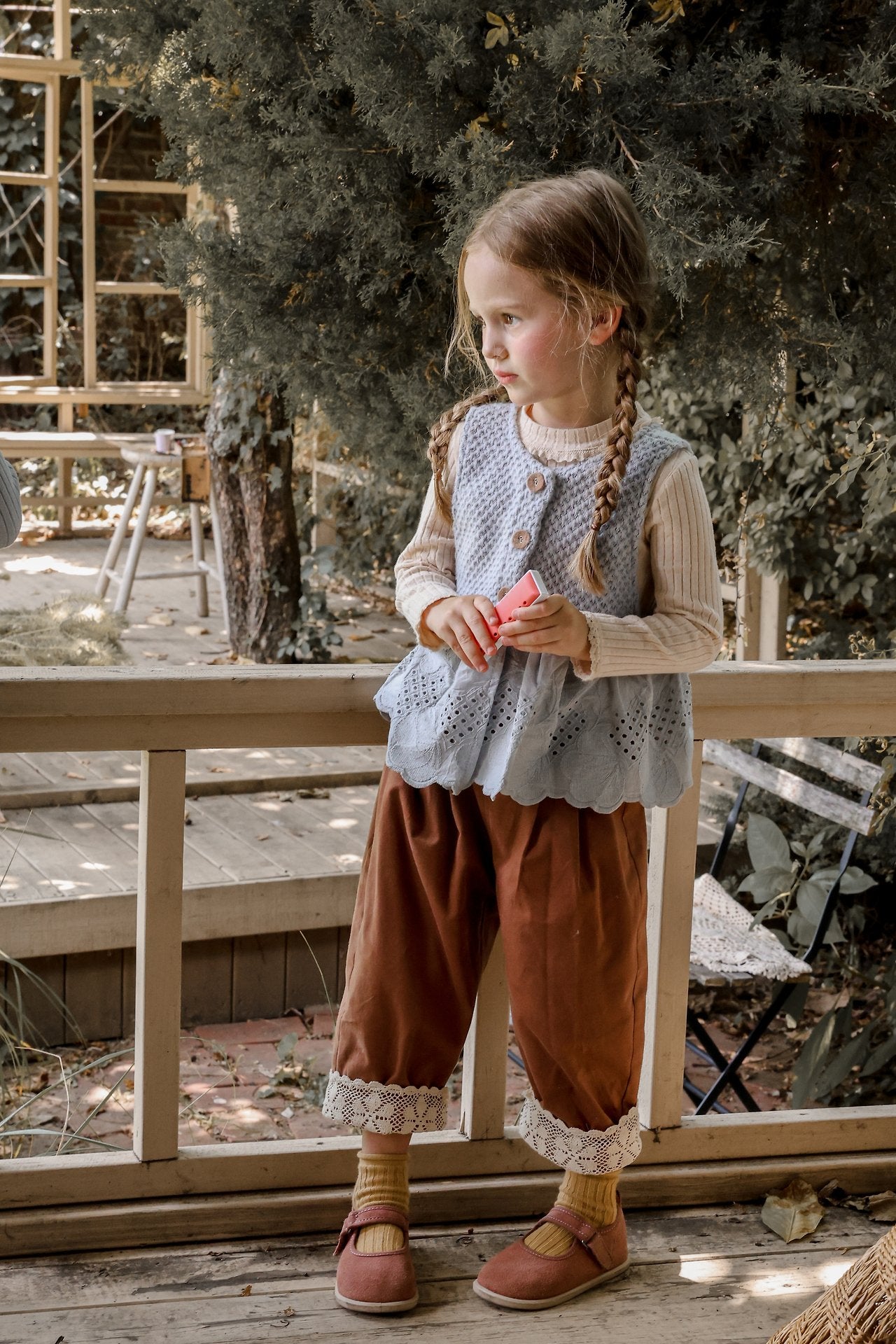 ［FLO］Peanut lace pants