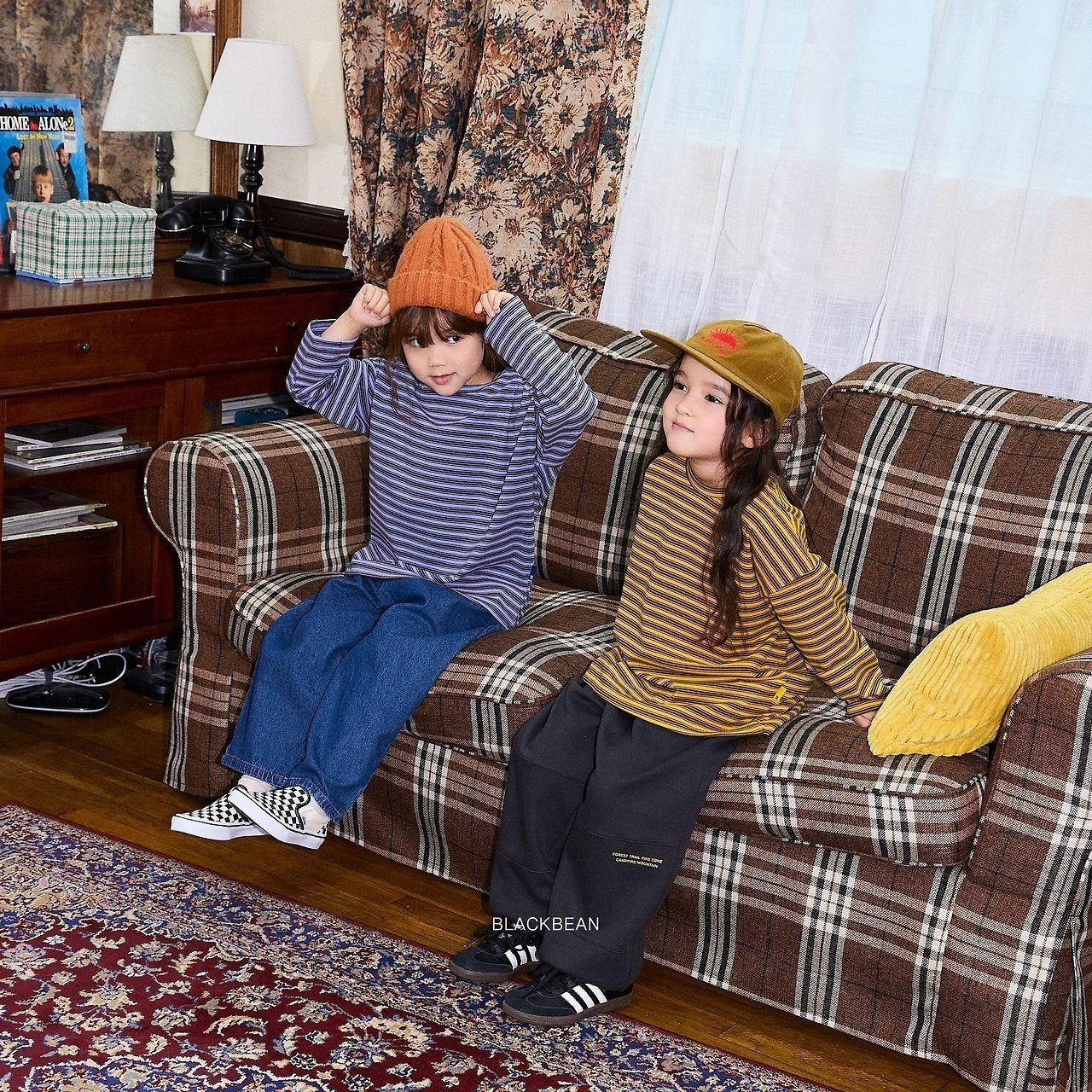 ［BLACK BEAN］Saint stripe tee (kids)
