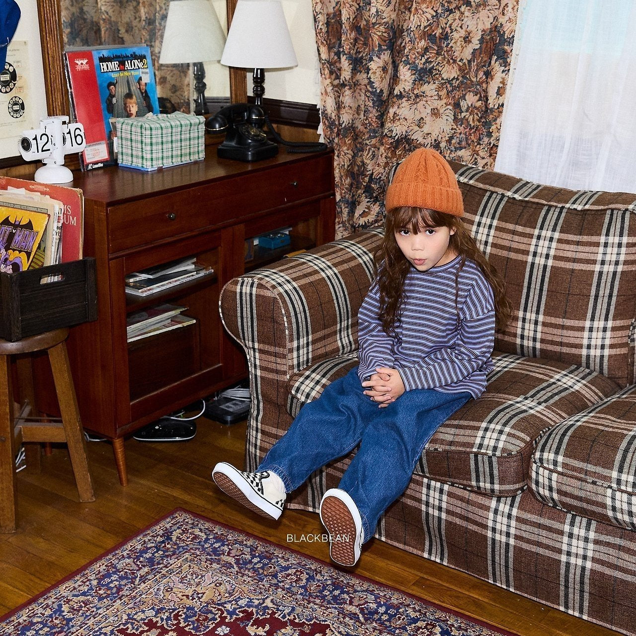 ［BLACK BEAN］Saint stripe tee (kids)