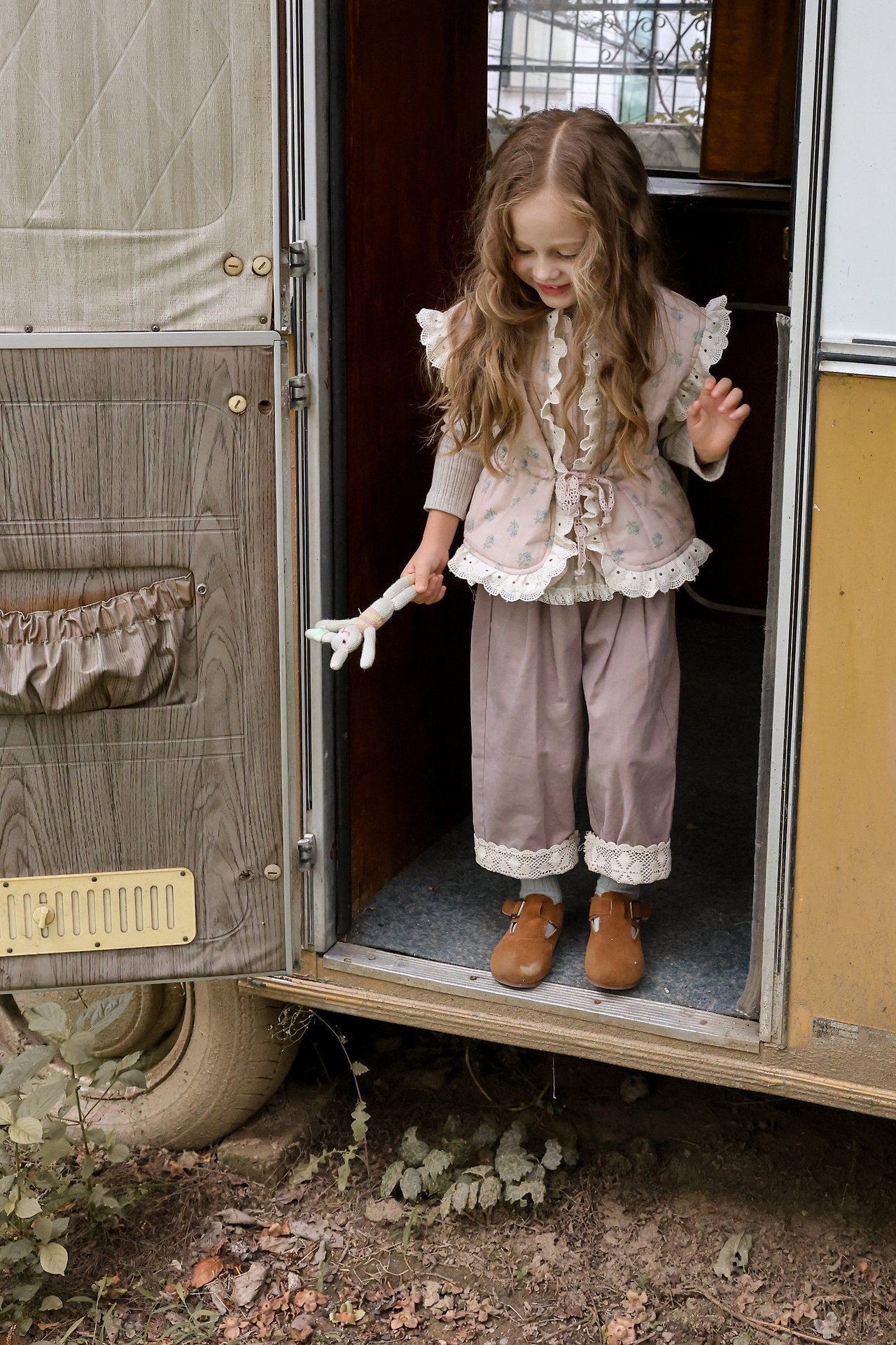 ［FLO］Peanut lace pants