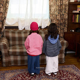 ［BLACK BEAN］Eco zipup stripe tee (kids)