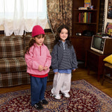 ［BLACK BEAN］Eco zipup stripe tee (kids)