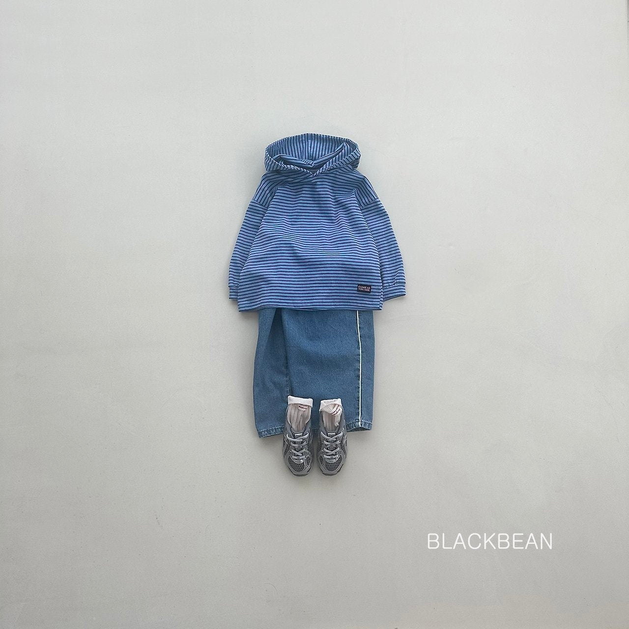 ［BLACK BEAN］Multi hood tee (kids)