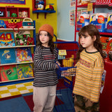 ［BLACK BEAN］All day stripe tee (kids)