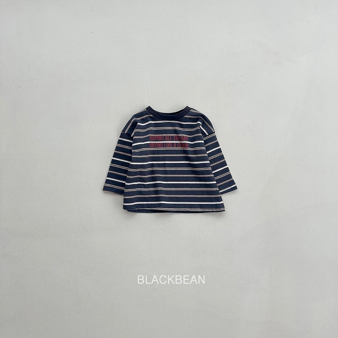 ［BLACK BEAN］All day stripe tee (kids)