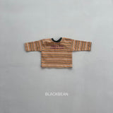 ［BLACK BEAN］All day stripe tee (kids)