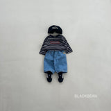 ［BLACK BEAN］All day stripe tee (kids)