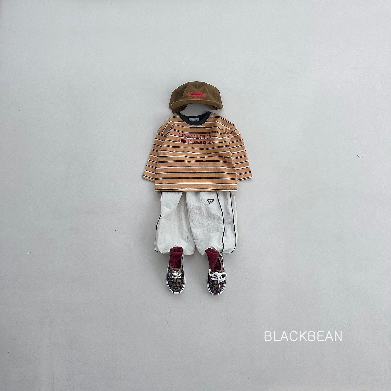 ［BLACK BEAN］All day stripe tee (kids)