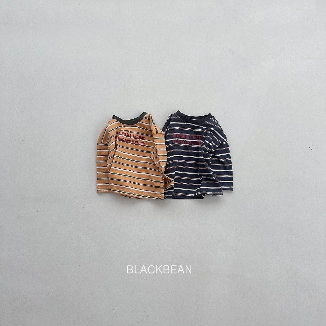 ［BLACK BEAN］All day stripe tee (kids)